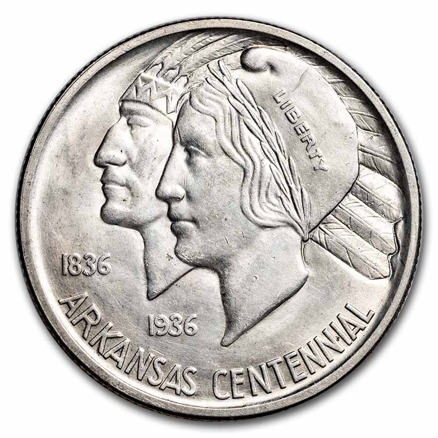 Buy 1936-D Arkansas Centennial Half AU - Click Image to Close