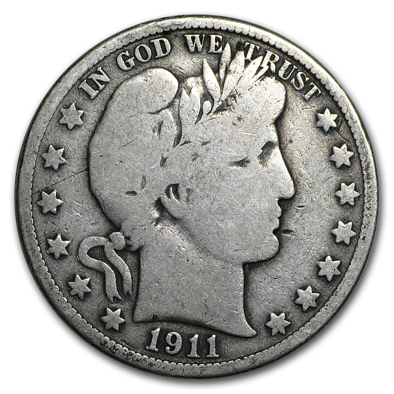 Buy 1911 Barber Half Dollar VG