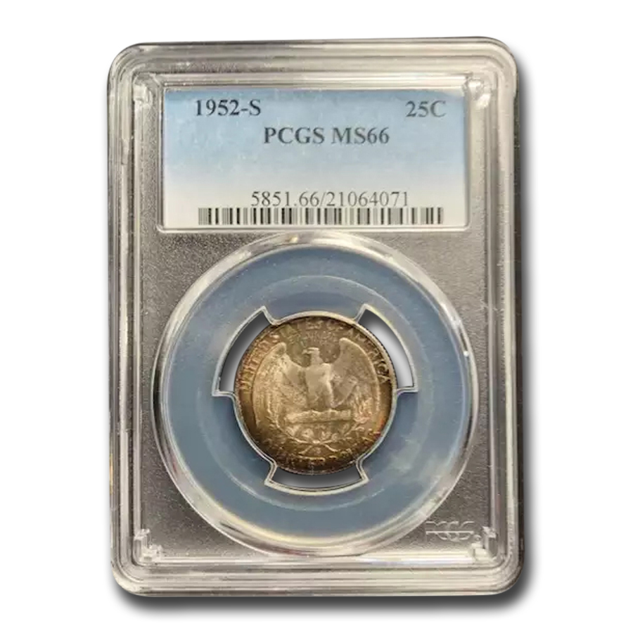 Buy This MS-66 PCGS 1952-S Washington Quarter Online