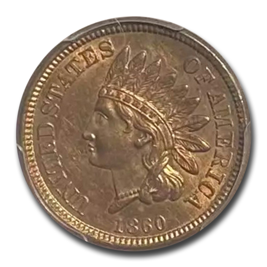 Buy 1860 Indian Head Cent MS-62 PCGS - Click Image to Close