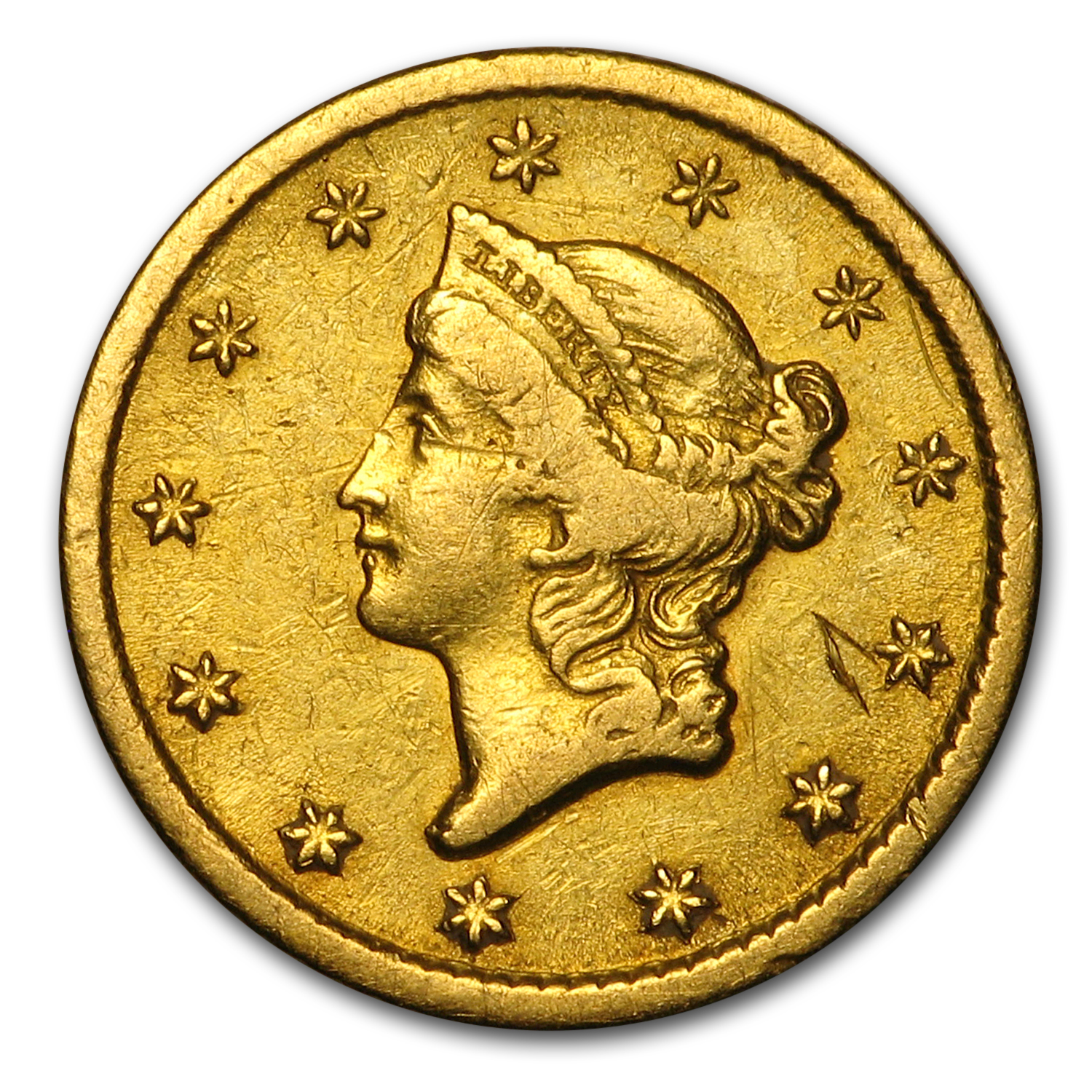 Buy 1851-O $1 Liberty Head Gold Dollar XF - Click Image to Close