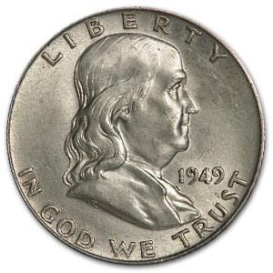 Buy 1949 Franklin Half Dollar AU