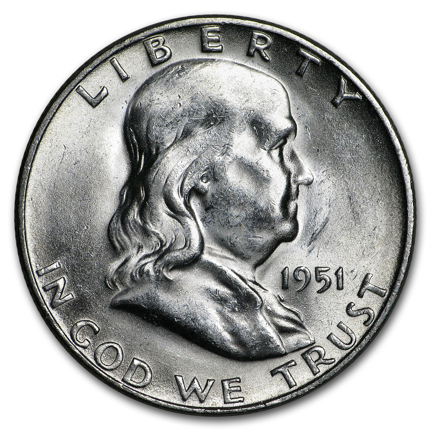 Buy 1951-S Franklin Half Dollar AU