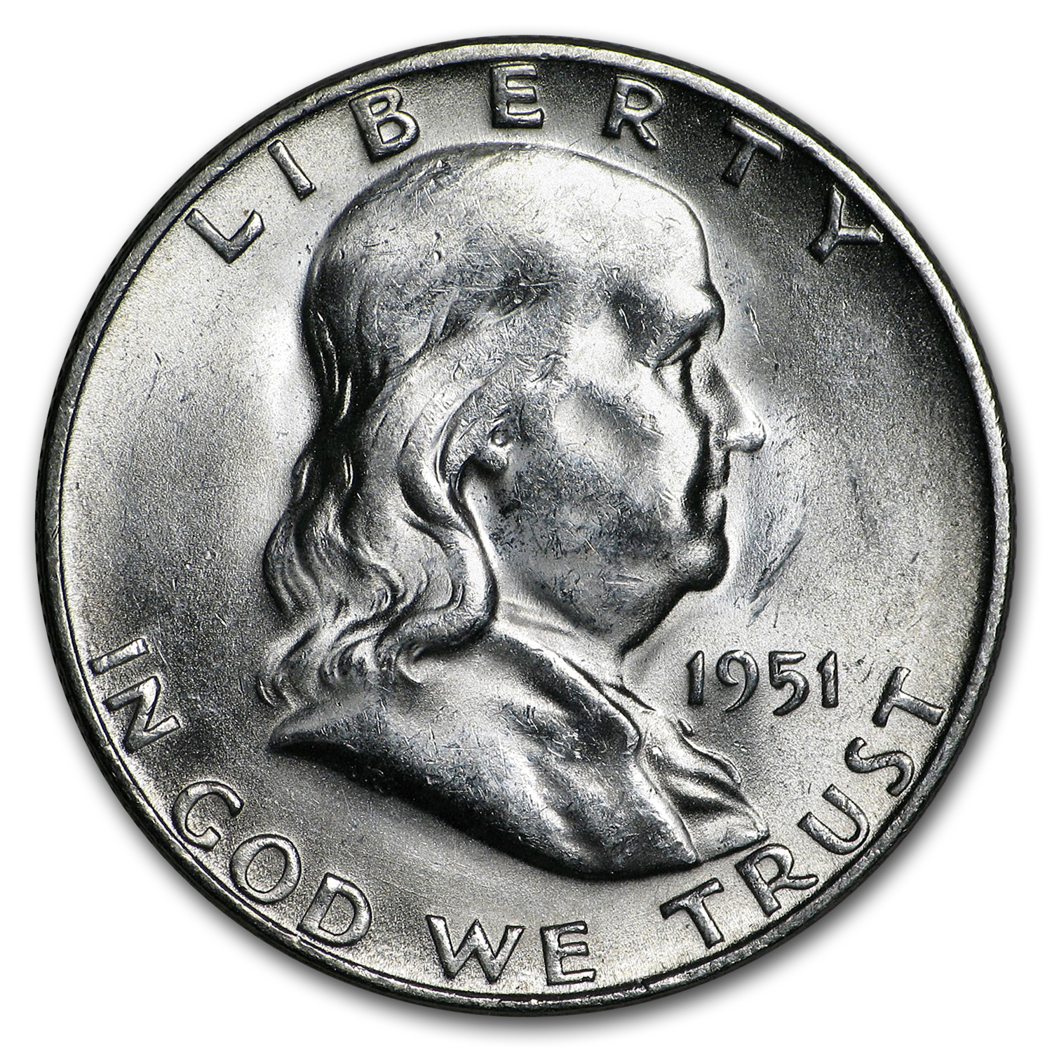 Buy 1951-S Franklin Half Dollar AU - Click Image to Close