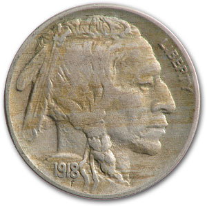 Buy 1918 Buffalo Nickel XF - Click Image to Close