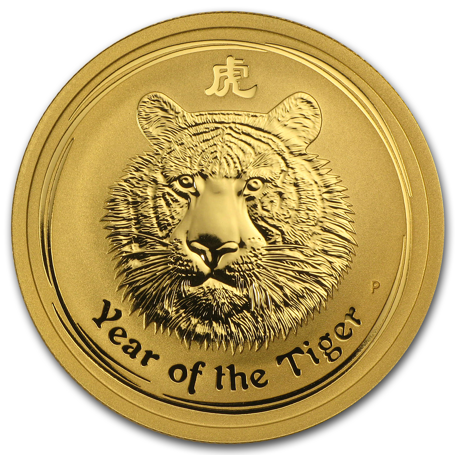 Buy 2010 Australia 1/2 oz Gold Lunar Tiger BU (Series II) - Click Image to Close