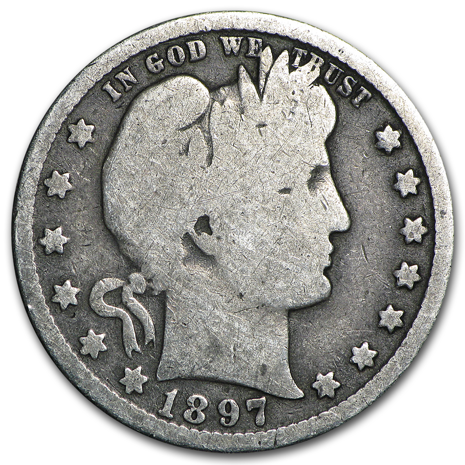 Buy 1897-O Barber Quarter Good