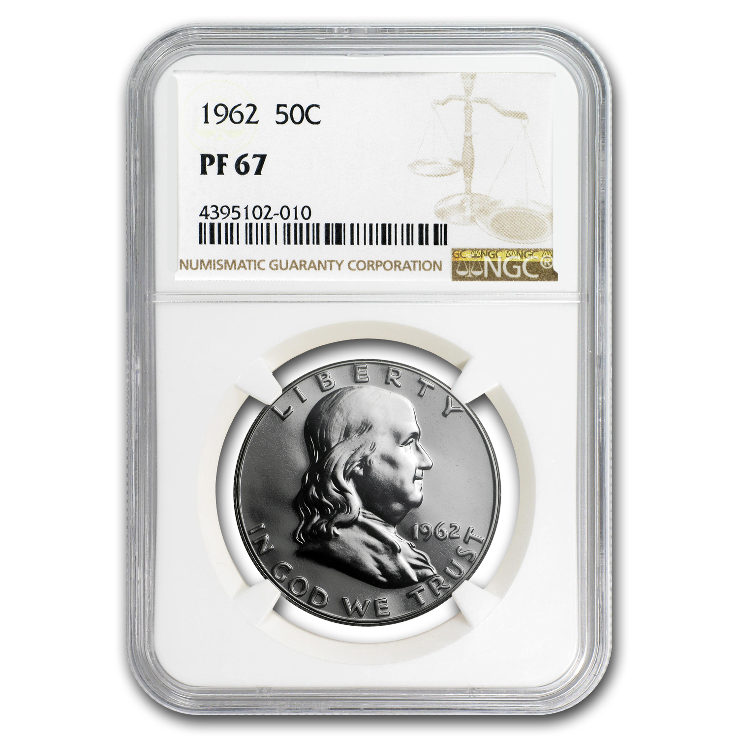 Buy 1962 Franklin Half Dollar PF-67 NGC