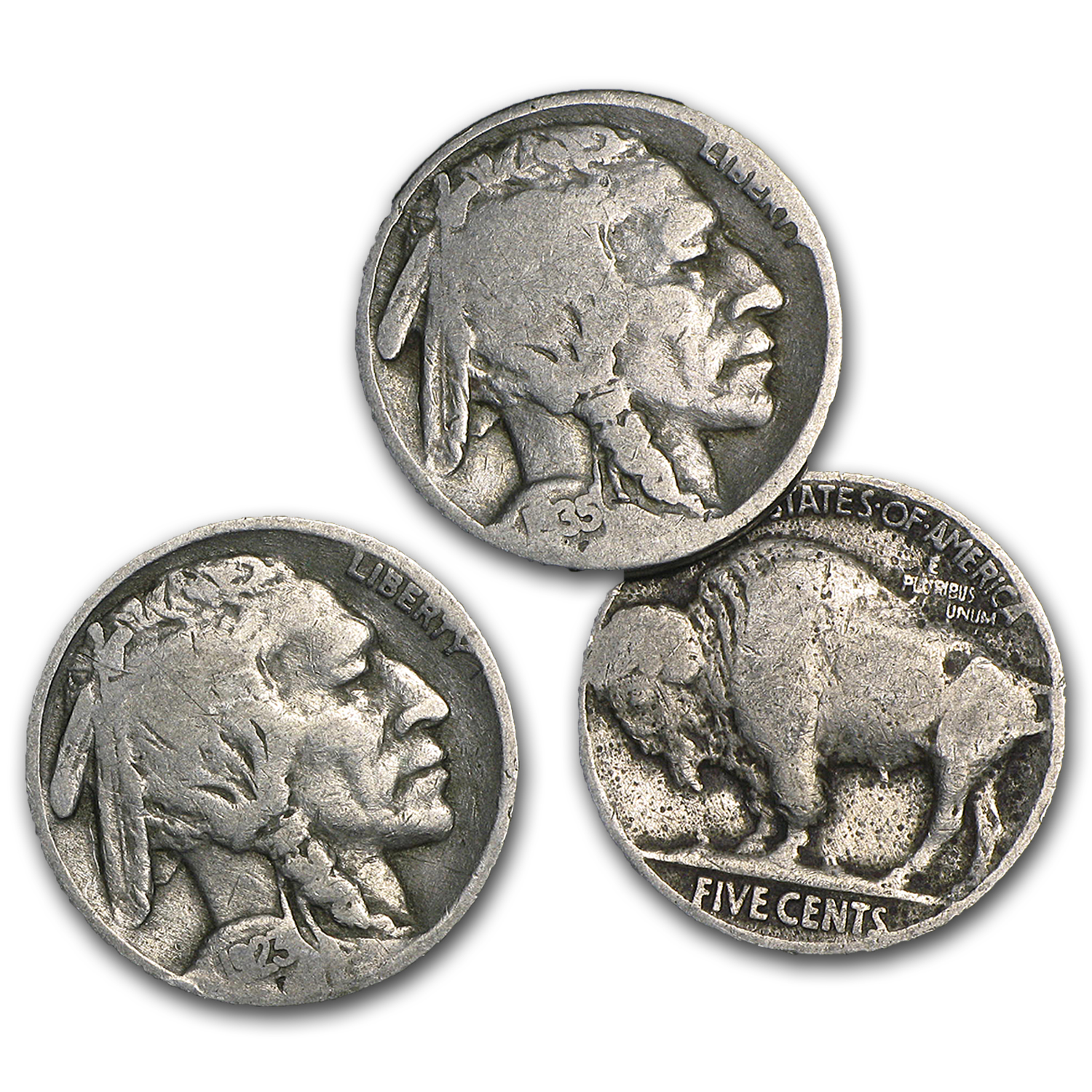 Buy 1913-1938 Buffalo Nickels (Partial Dates)