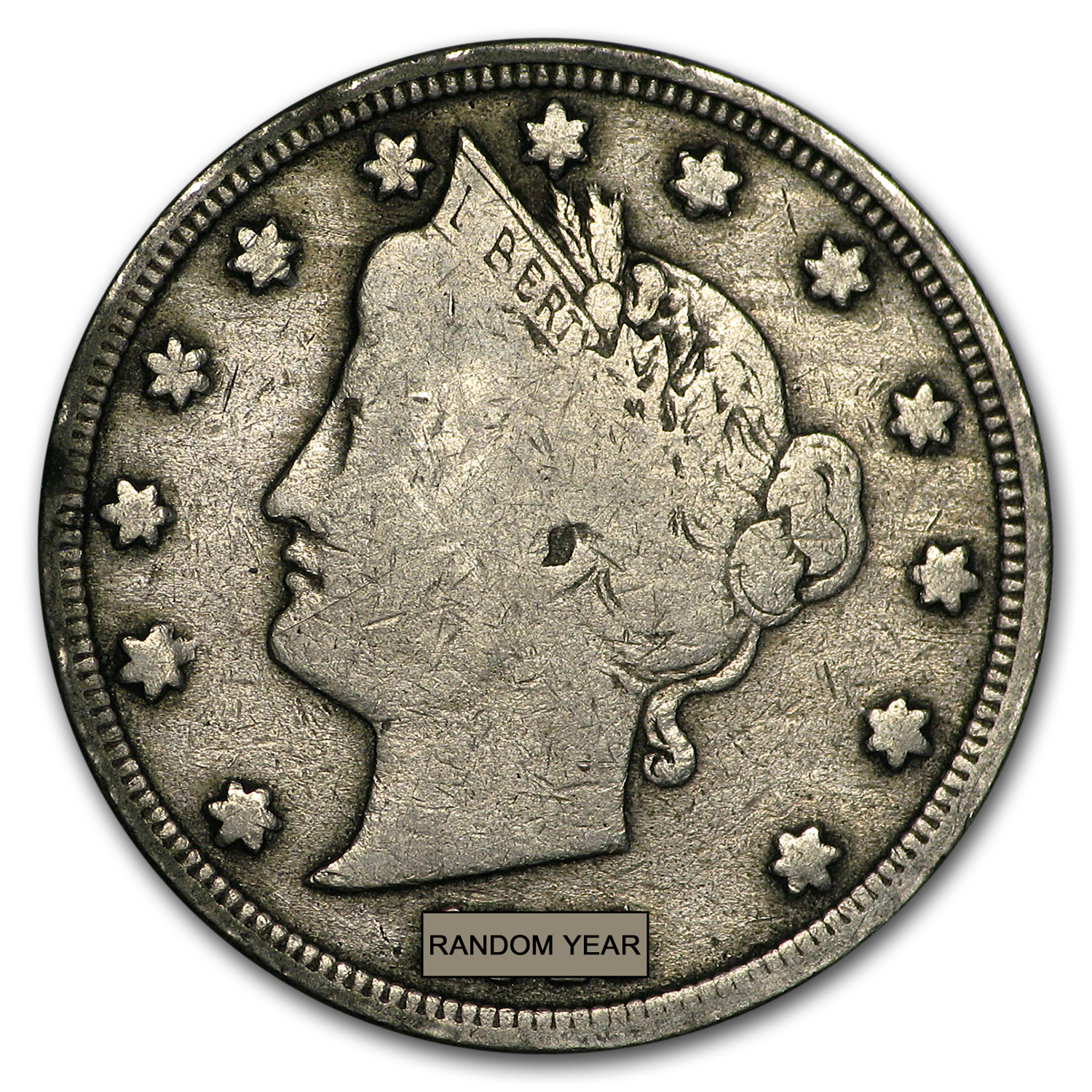 Buy 1883-1912 Liberty Head V Nickel Avg Circ - Click Image to Close