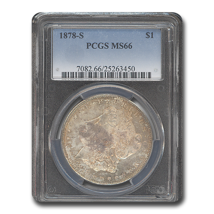 Buy 1878-S Morgan Dollar MS-66 PCGS