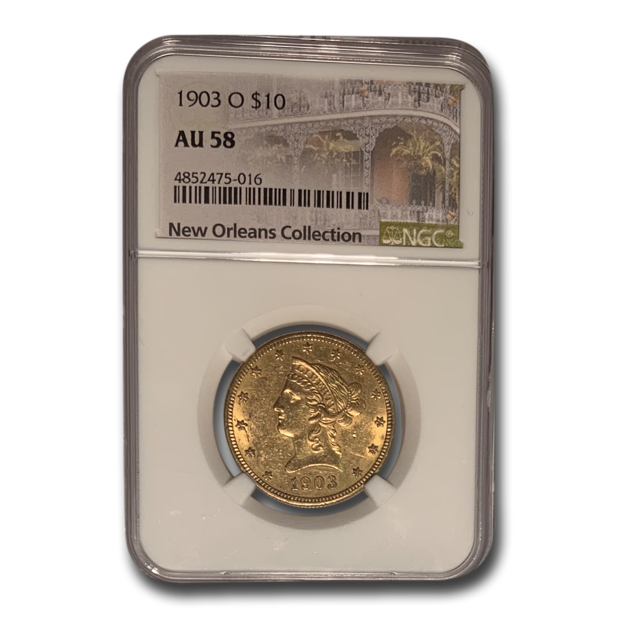 Buy 1903-O $10 Liberty Gold Eagle AU-58 NGC