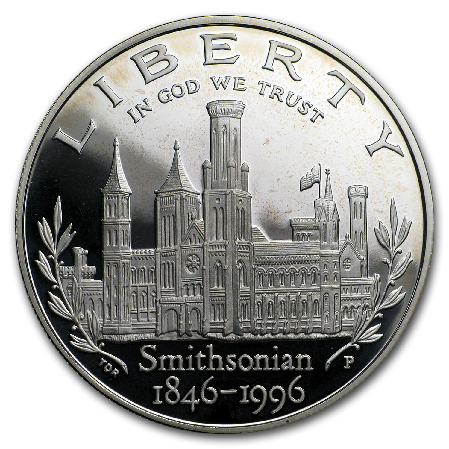 Buy 1996-P Smithsonian $1 Silver Commem Proof (Capsule Only)
