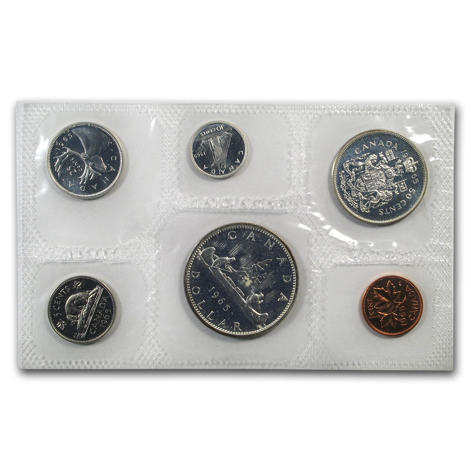 Buy 1965 Canada 6-Coin Silver Prooflike Set (1.11 ASW)