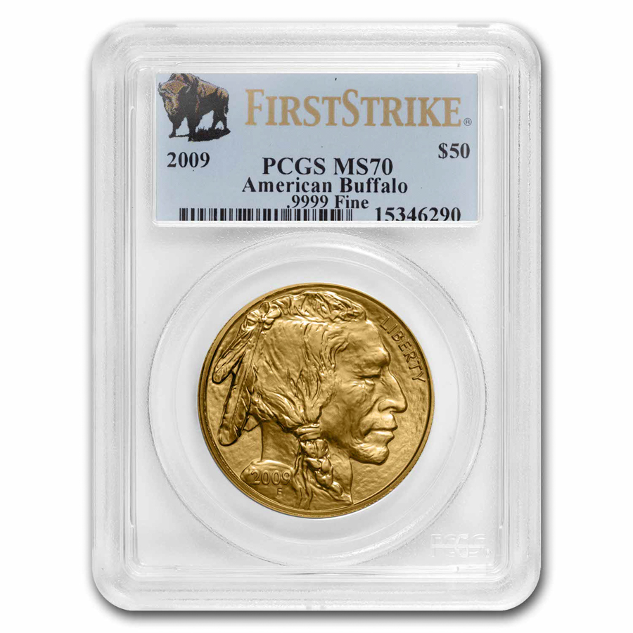 Buy 2009 1 oz Gold Buffalo MS-70 PCGS (FirstStrike?)