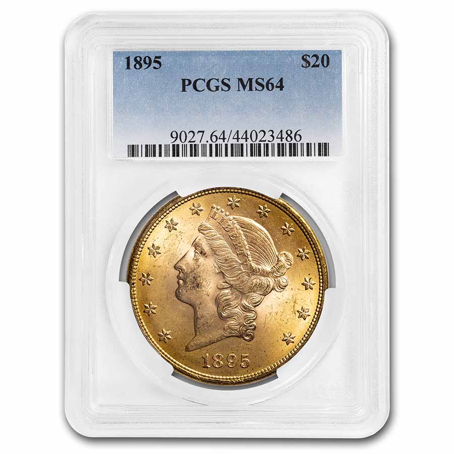 Buy 1895 $20 Liberty Gold Double Eagle MS-64 PCGS