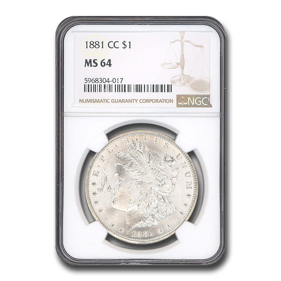 Buy 1881-CC Morgan Dollar MS-64 NGC - Click Image to Close