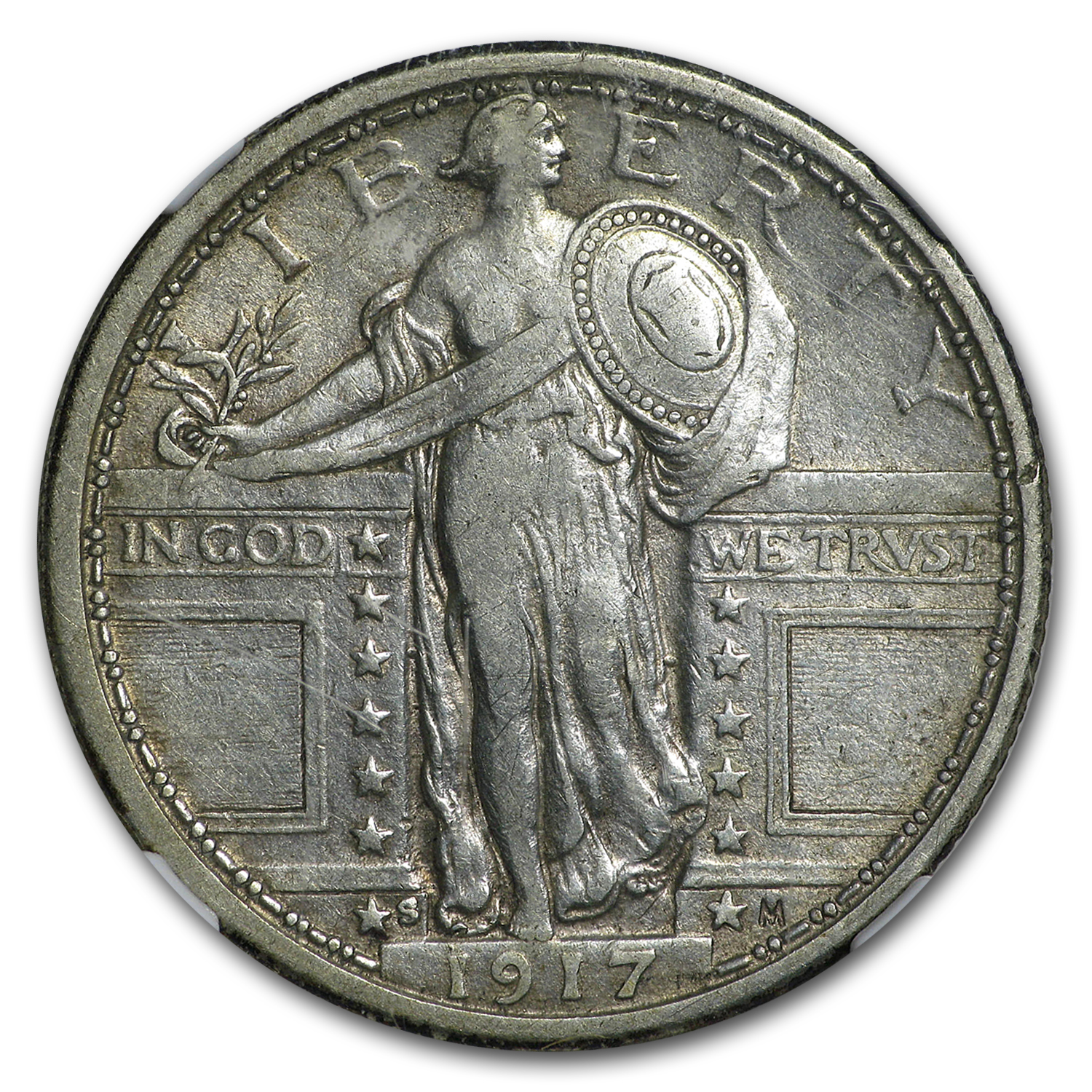 Buy 1917-S Standing Liberty Quarter Type-I XF - Click Image to Close