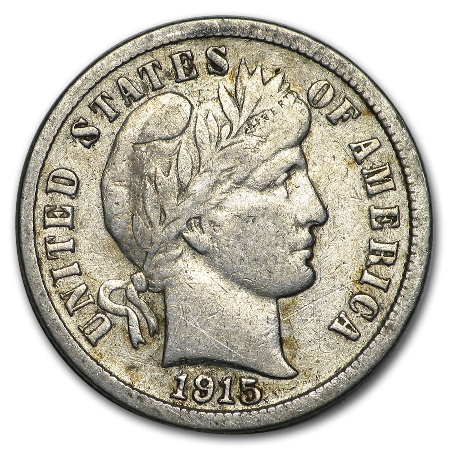 Buy 1915-S Barber Dime Fine