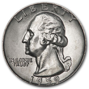 Buy 1959 Washington Quarter BU