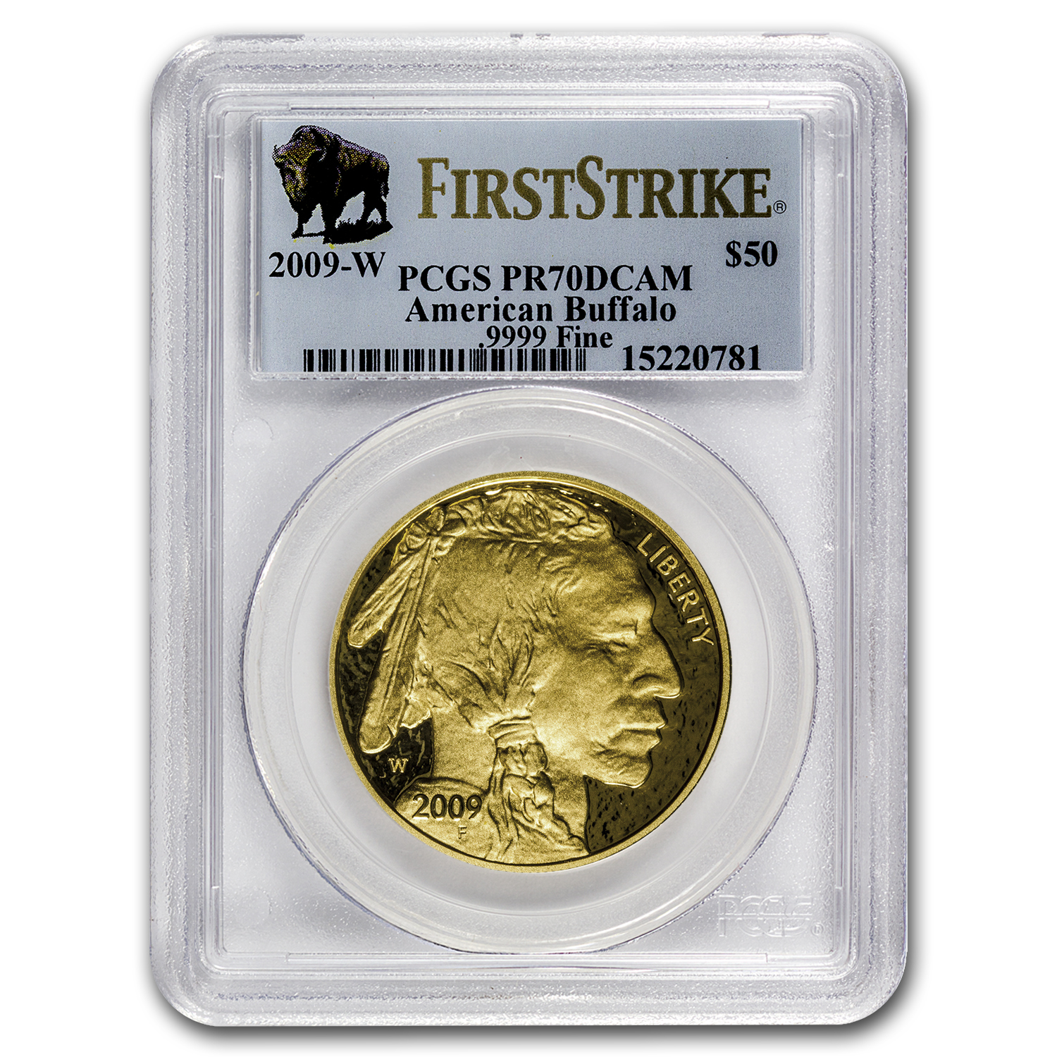 Buy 2009-W 1 oz Proof Gold Buffalo PR-70 PCGS (FirstStrike?)