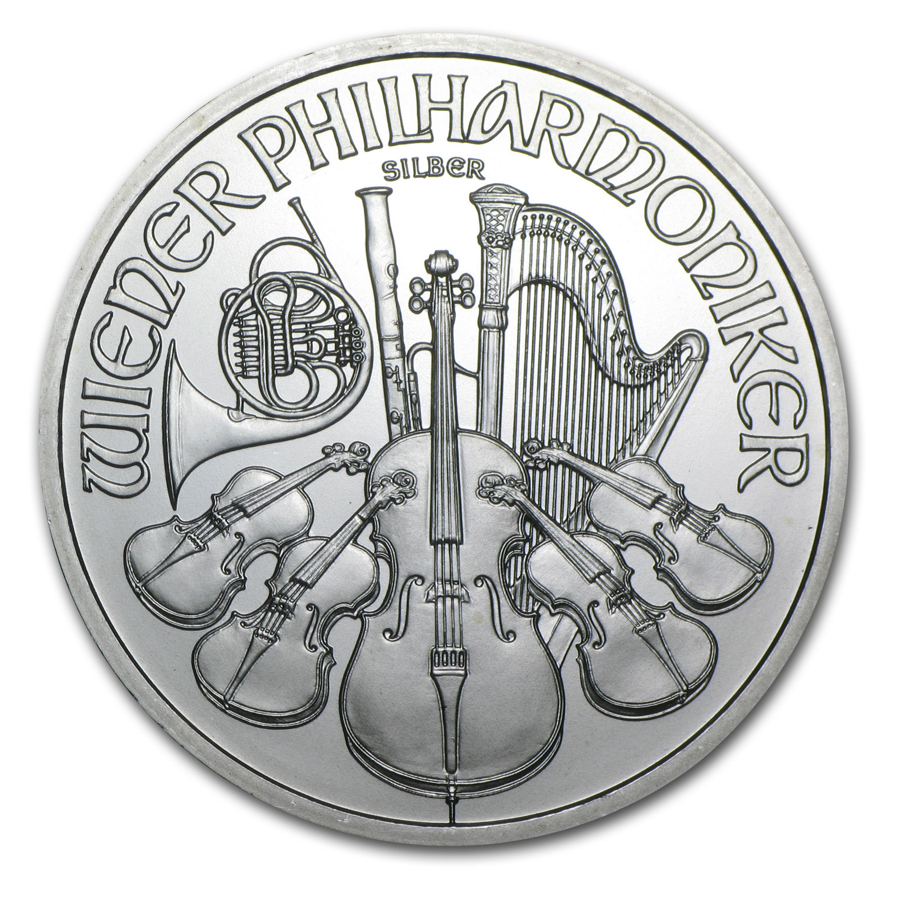 Buy 2010 Austria 1 oz Silver Philharmonic BU