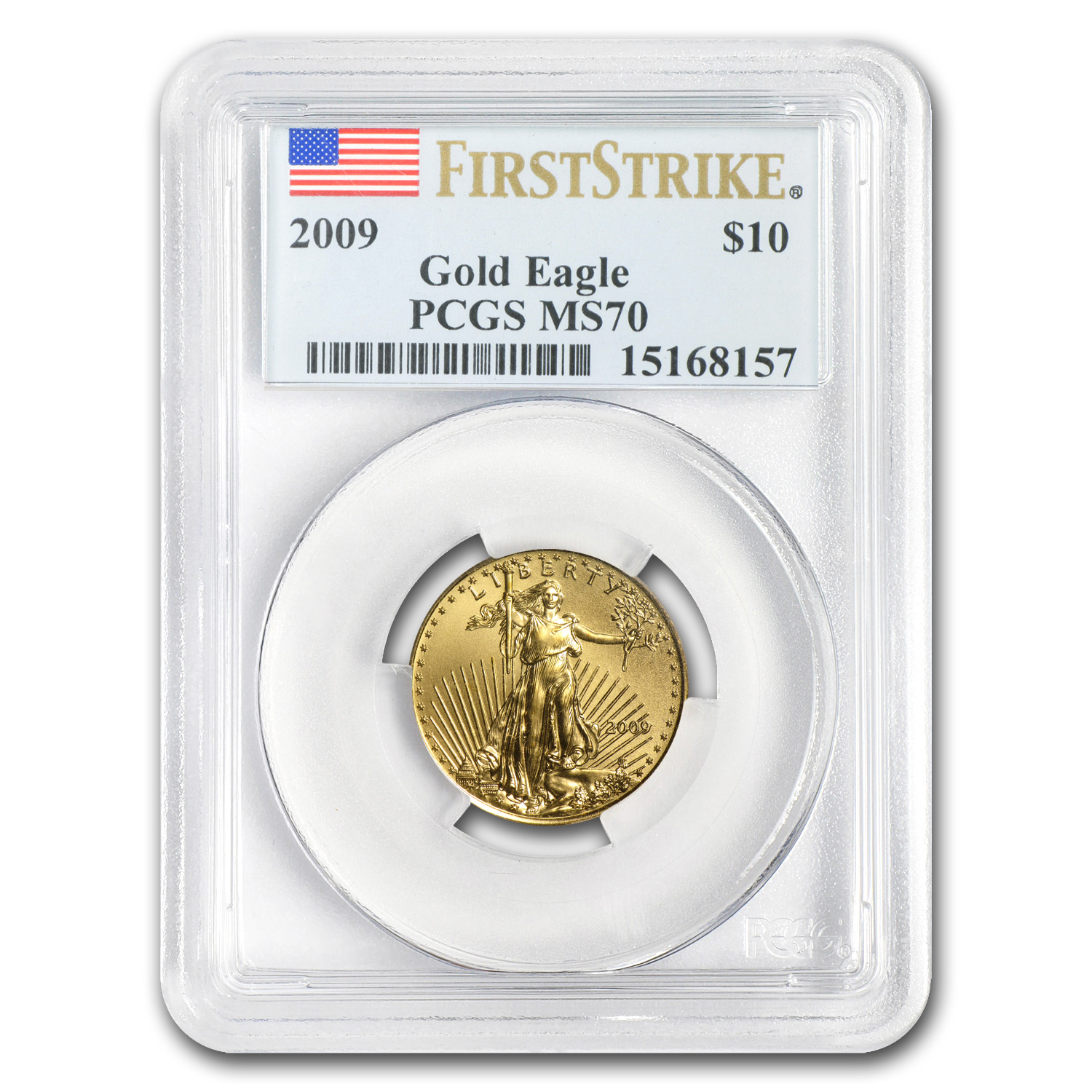 Buy 2009 1/4 oz American Gold Eagle MS-70 PCGS (FirstStrike?)