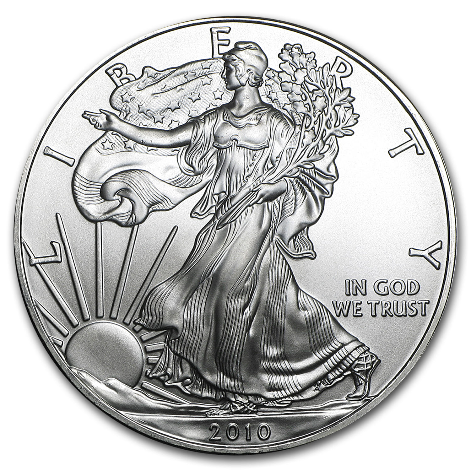 Buy 2010 1 oz American Silver Eagle BU