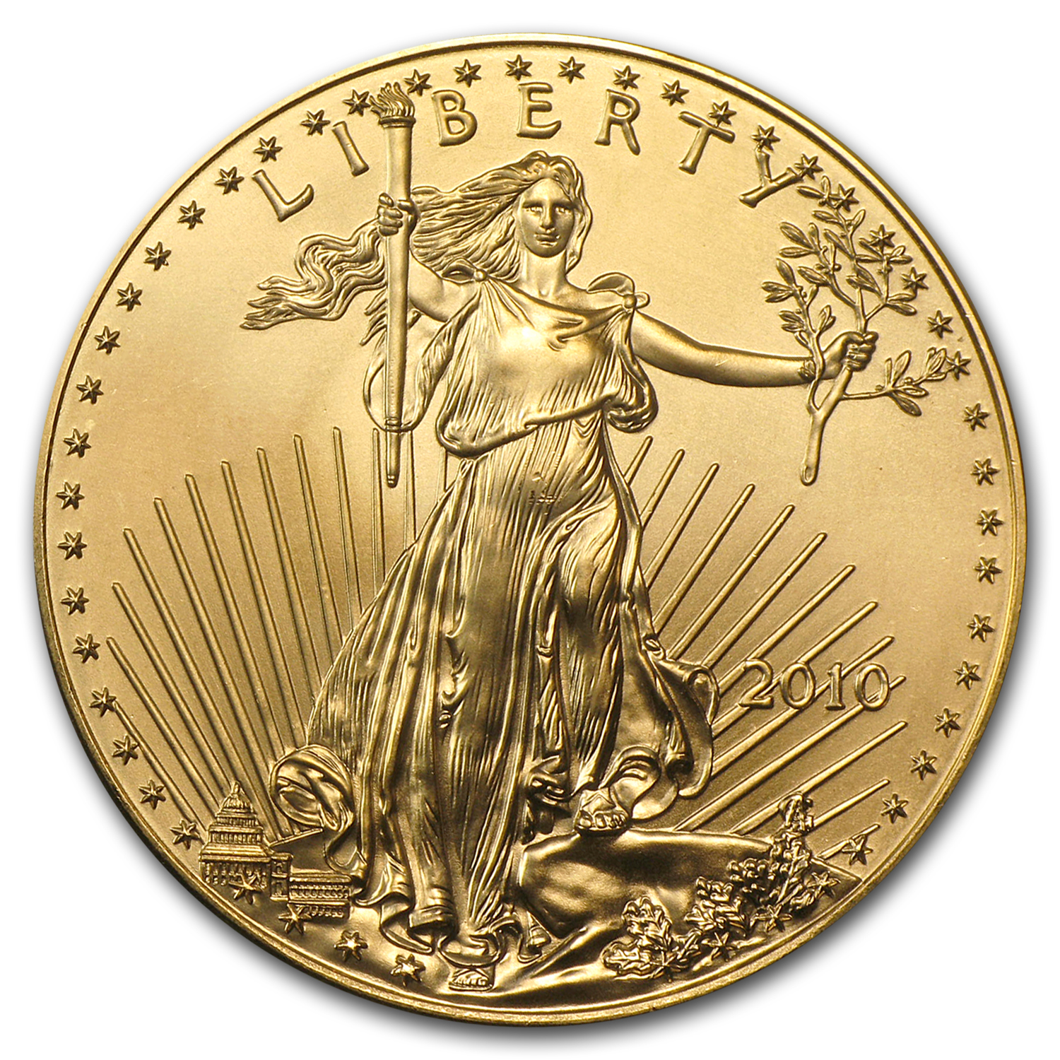 Buy 2010 1 oz American Gold Eagle BU