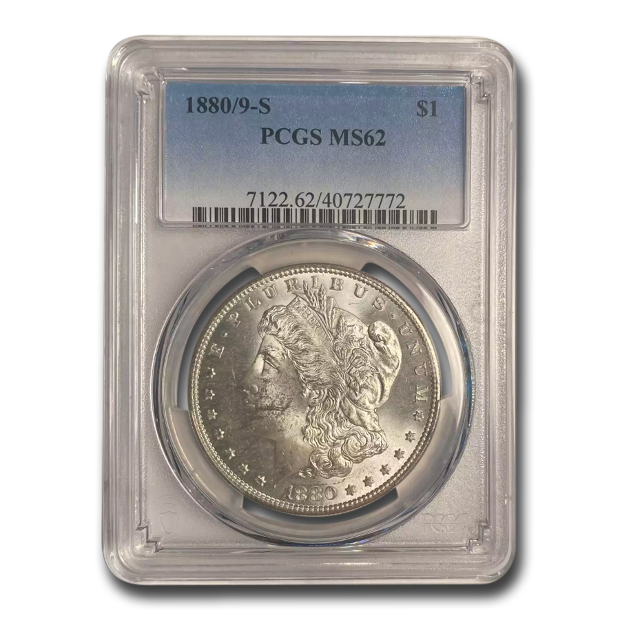 Buy 1880/79-S Morgan Dollar MS-62 PCGS (80/79 Overdate, Top-100)