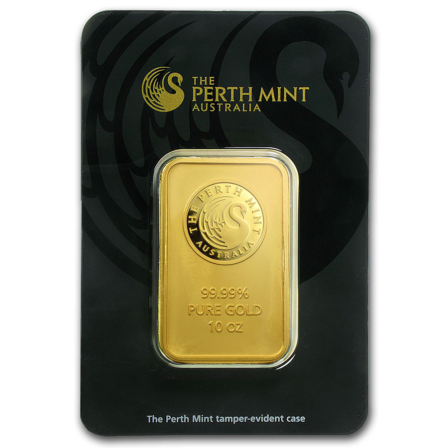 Buy 10 oz Gold Bar - The Perth Mint (In Assay)