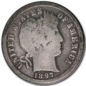 Buy 1897-S Barber Dime Good - Click Image to Close