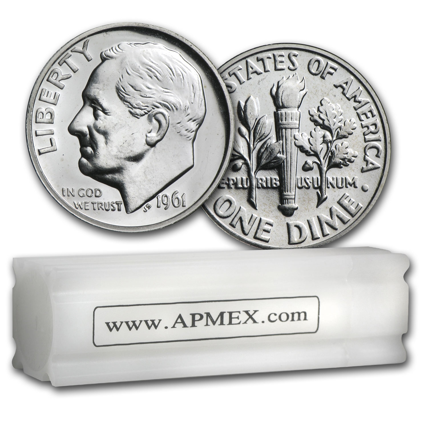 Buy 90% Silver Roosevelt Dimes 50-Coin Roll Proof
