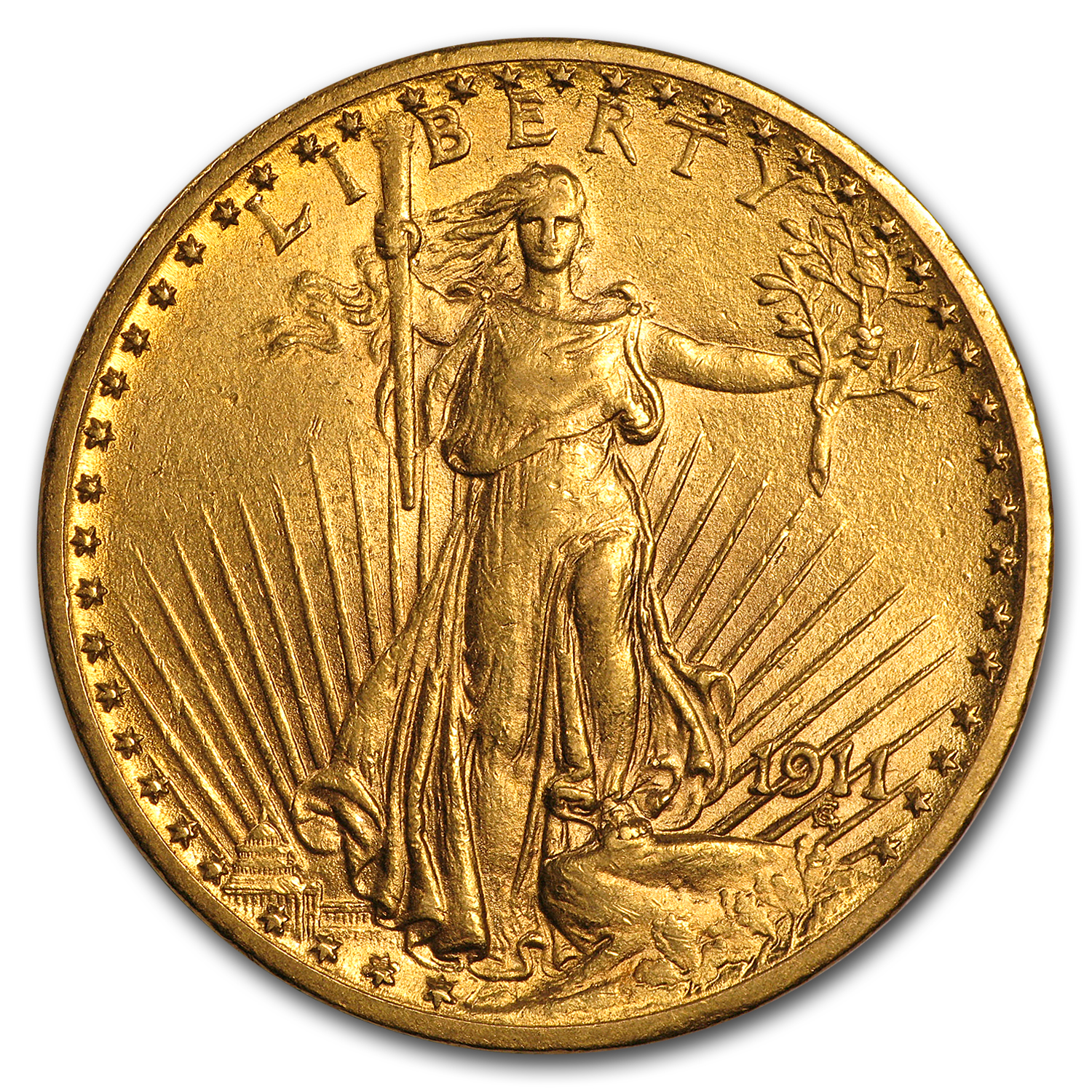 Buy 1911 $20 Saint-Gaudens Gold Double Eagle AU