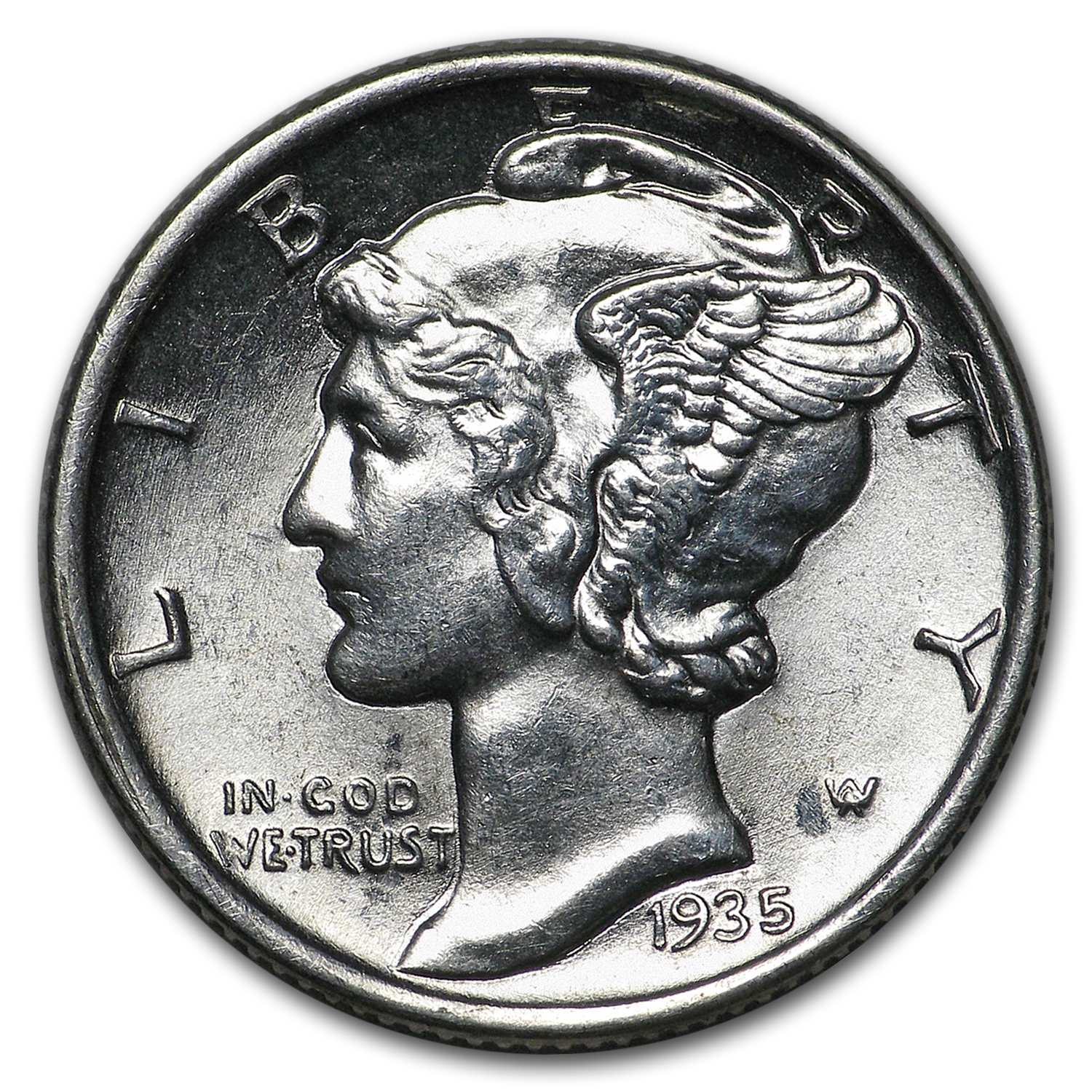 Buy 1935 Mercury Dime BU