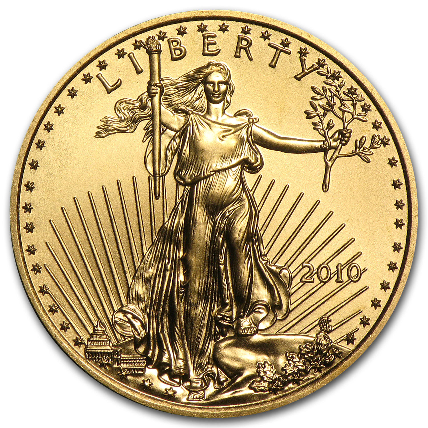 Buy 2010 1/4 oz American Gold Eagle BU