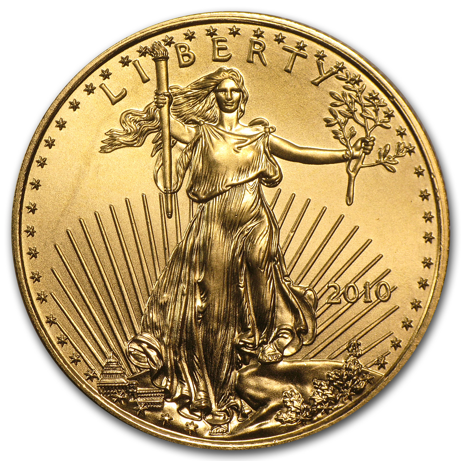 Buy 2010 1/2 oz American Gold Eagle BU