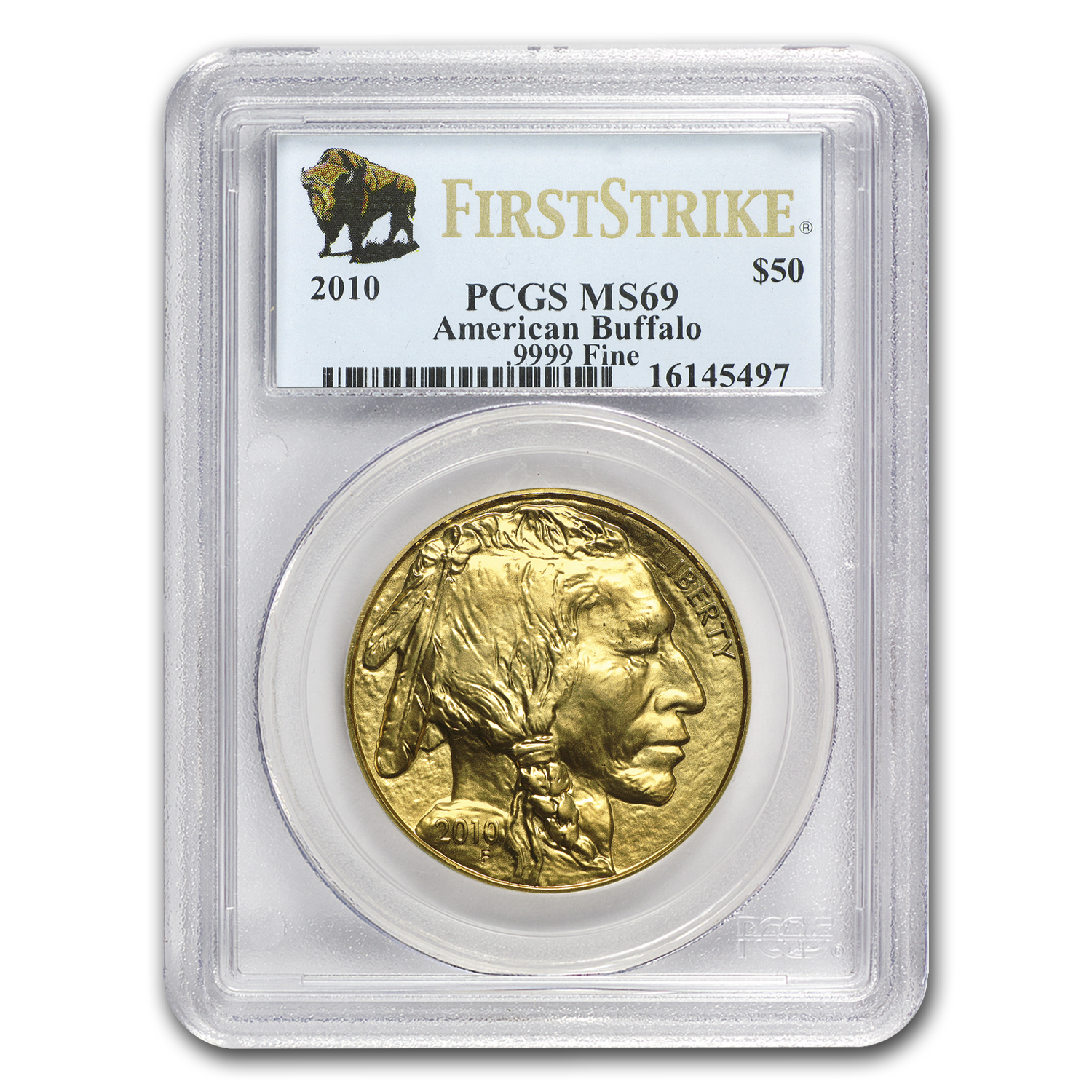 Buy 2010 1 oz Gold Buffalo MS-69 PCGS (FirstStrike?)