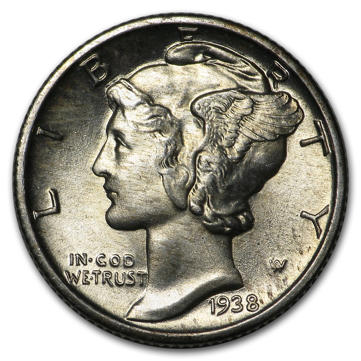 Buy 1938 Mercury Dime BU