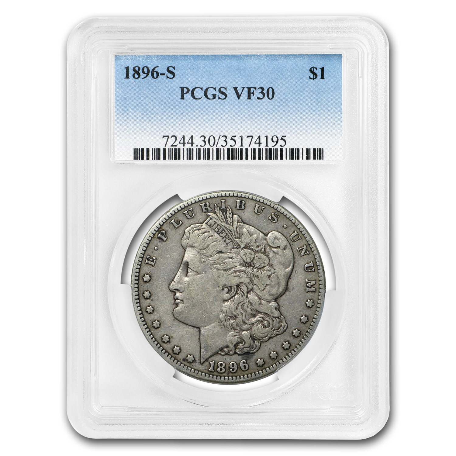 Buy 1896-S Morgan Dollar VF-30 PCGS