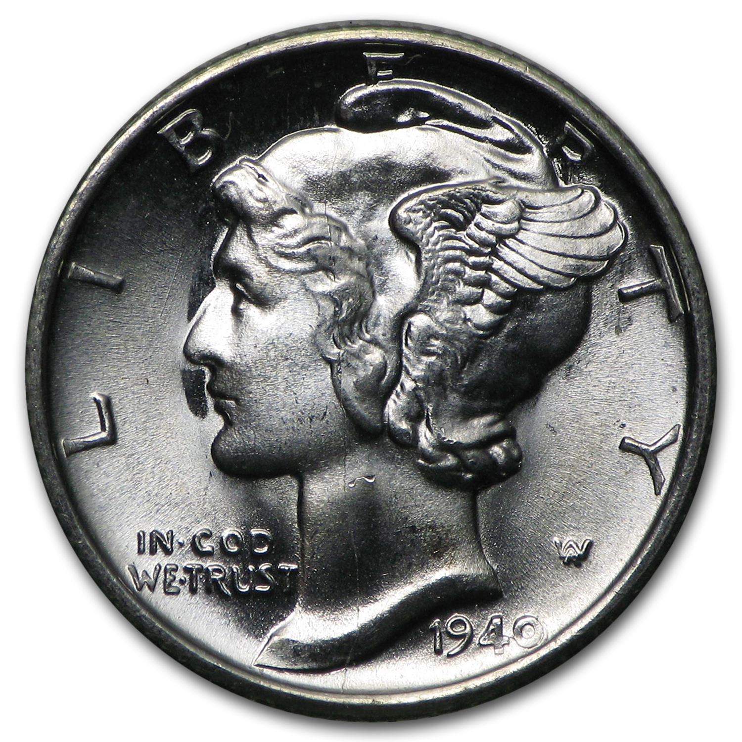 Buy 1940-S Mercury Dime BU