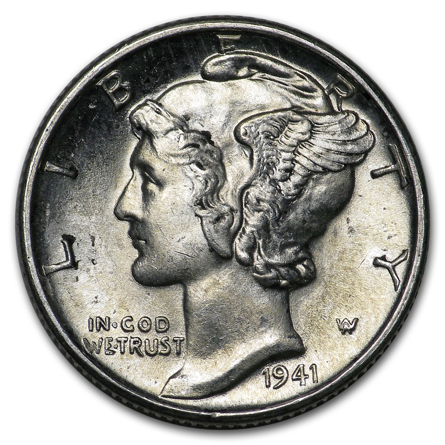 Buy 1941-D Mercury Dime BU