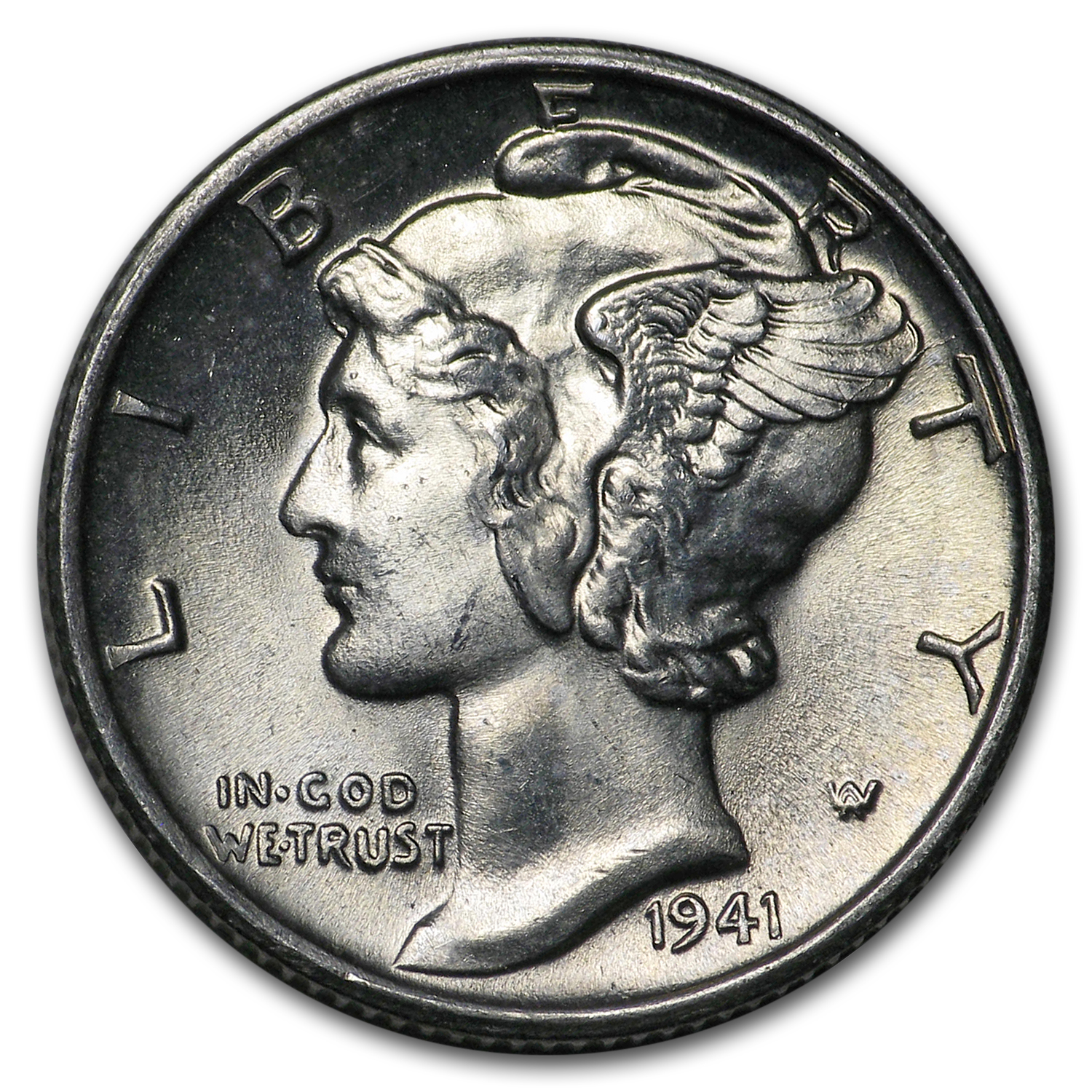 Buy 1941-S Mercury Dime BU