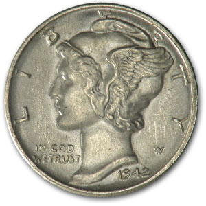 Buy 1942 Mercury Dime BU - Click Image to Close