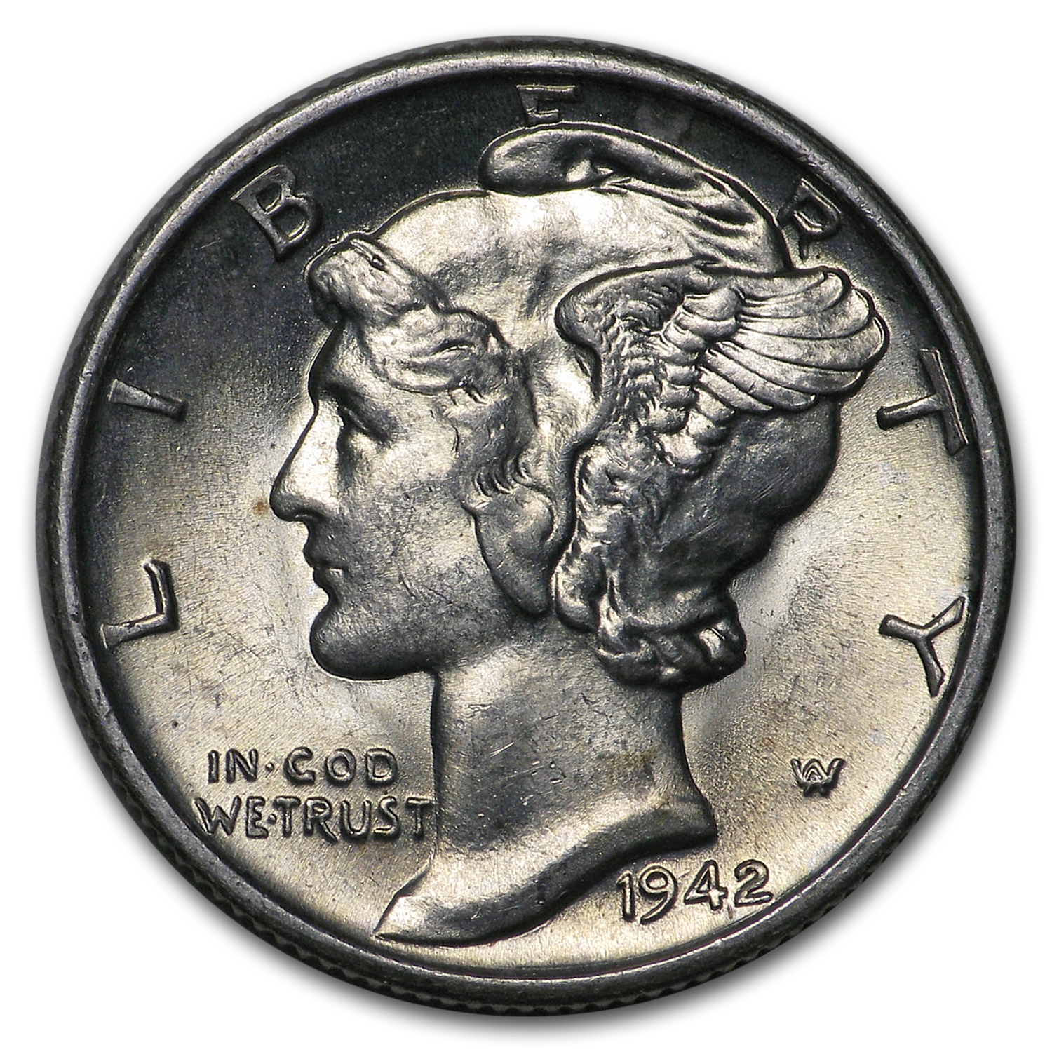 Buy 1942-S Mercury Dime BU