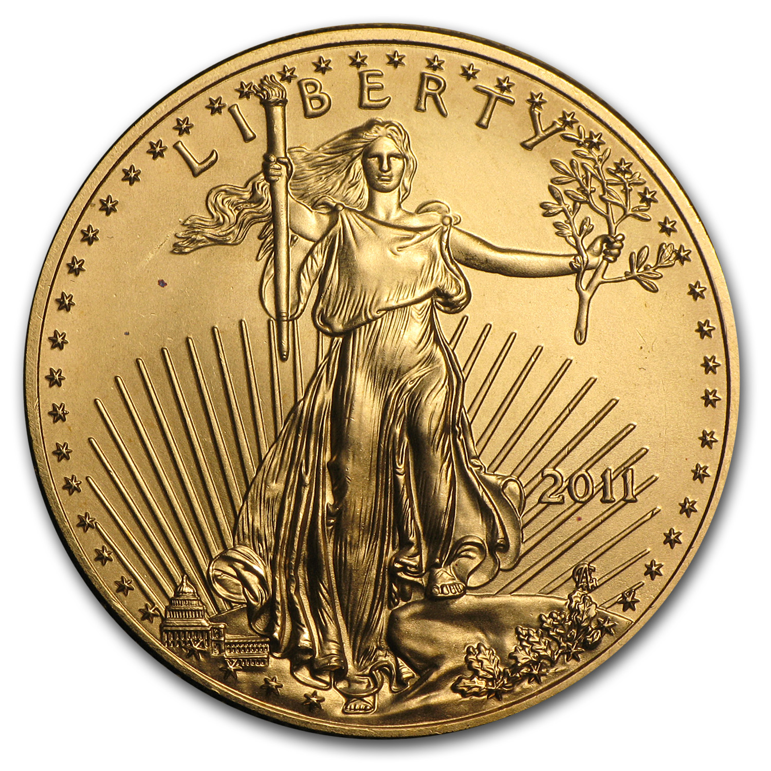 Buy 2011 1/2 oz American Gold Eagle BU