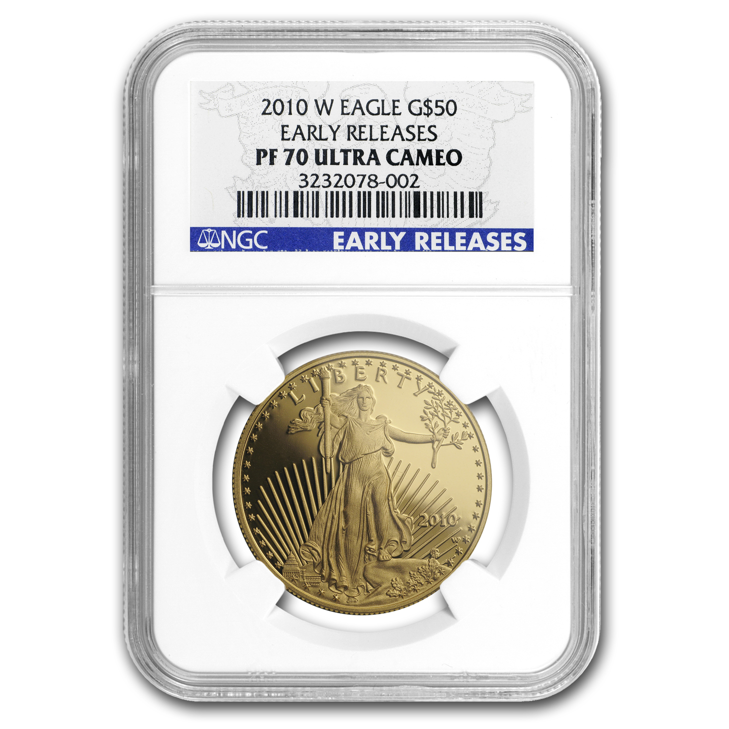 Buy 2010-W 1 oz Proof Gold Eagle PF-70 UCAM NGC (Early Releases)