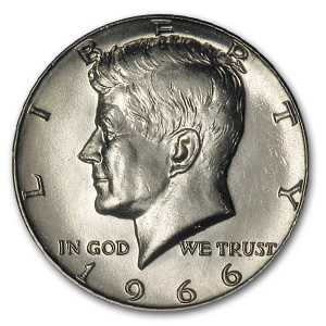 Buy 1966 Kennedy Half Dollar BU