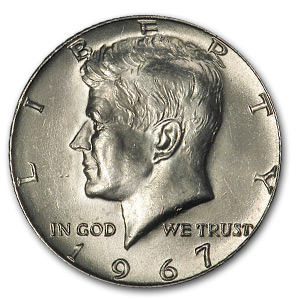 Buy 1967 Kennedy Half Dollar BU