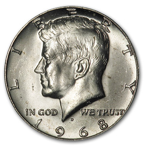 Buy 1968-D Kennedy Half Dollar BU